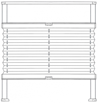 Plissee für Dachfenster DF20