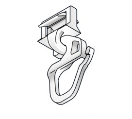 Clickgleiter HC91 für Kunststoffschienen 