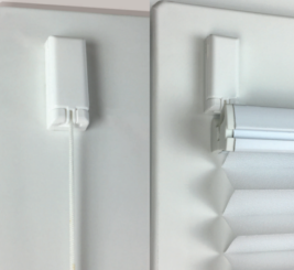 Universal Plissee Spannschuh zum kleben oder schrauben 