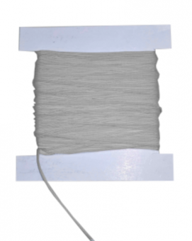 10 m Jalousieschnur 0,8 mm für Plissee Faltstore grau