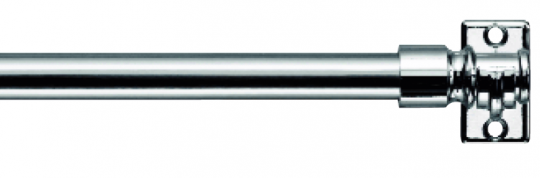 Cafehausstange Universal 12 mm chrom | 55-85 cm