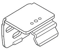 Plissee Wandträger Cosiflor VS1 