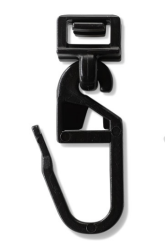 Clickgleiter HC32 für Aluminiumschienen 6 mm schwarz 